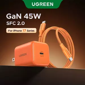 Bộ sạc UGREEN Mini GaN 45W 1 USB C Nexode Bộ sạc nhanh nhanh cho Samsung S25 Ultra S24
