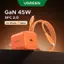Bộ sạc UGREEN Mini GaN 45W 1 USB C Nexode Bộ sạc nhanh nhanh cho Samsung S25 Ultra S24