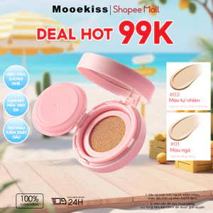 Kem nền Moekiss có khả năng kiểm soát dầu lâu trôi và không bị lem dành cho da dầu