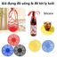 Hộp Đựng Rượu Silicon Gấp Có Thể Tái Sử Dụng Coaster Chai Rượu Giỏ Đựng Đồ Cho Du Lịch Tiệc Uống Nhà Bếp cingvn