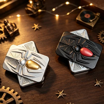Nhện Web Từ Đẩy Thanh Trượt Vị Trí Không Giới Hạn Kim Loại EDC Fidget Thanh Trượt Đồ Chơi Giảm Căng Thẳng Túi Đồ Chơi Cầm Tay Văn Phòng Giải Nén Đồ Chơi Quà Tặng Cho Nam