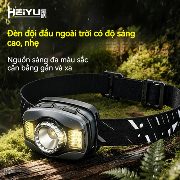HeiYu Lem MT11 LED đèn pin đội đầu siêu sáng pin trâu đèn tích điện mini đèn cắm trại đèn camping đèn bin đèn pha đèn pin sạc đèn kẹp mũ câu cá EDC USB đèn soi trứng gà đèn soi ếch đèn pin chống nước 