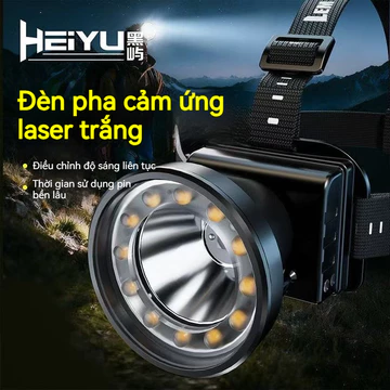 HeiYu Lem L32 LED đèn pin đội đầu siêu sáng pin trâu đèn tích điện mini đèn cắm trại đèn camping đèn bin đèn pha đèn pin sạc câu cá EDC USB đèn soi trứng gà đèn soi ếch đèn pin chống nước đèn chạy bộ 