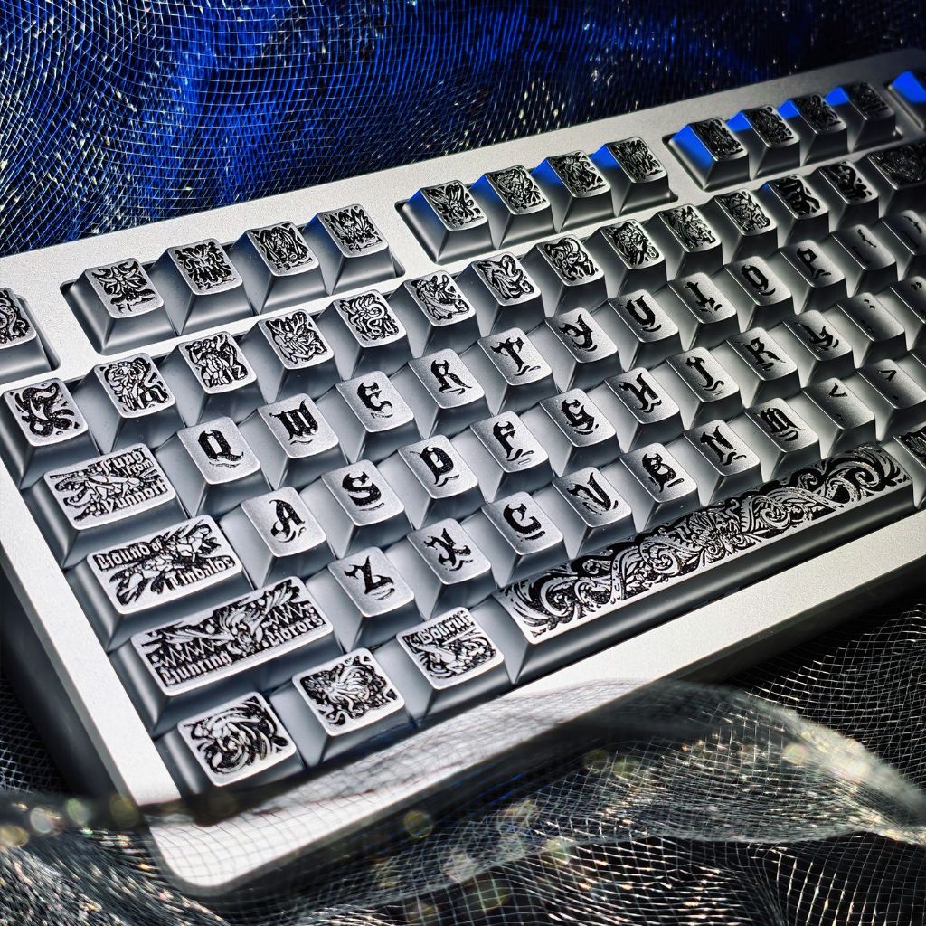 Các vị thần cổ đại Lớp phủ kim loại PBT Keycaps Cherry Profile 5 mặt Dye Sub Keycaps cho bàn phím cơ | BigBuy360 - bigbuy360.vn