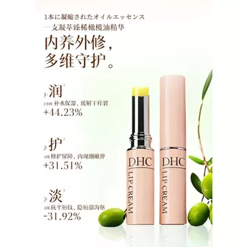 Son Dưỡng Môi DHC Olive 1.5g - Dưỡng Ẩm Lâu Dài, Không Bết Dính | Làm Mềm Môi Khô Nứt, Giảm Thâm Môi