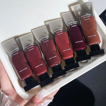 PINKYFOCUS NO4458 son tint bóng Son Tint Bóng Lasting Dewy Lipcream Lâu Trôi Môi Căng Bóng Mọng Nước