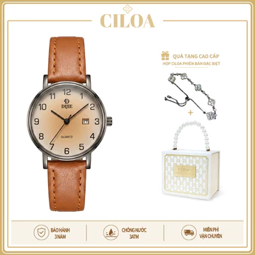 CILOA-đồng hồ đeo tay nữ đồng hồ nữ mặt nhỏ đồng hồ đôi đồng hồ nữ dây da đồng hồ dây da-42229