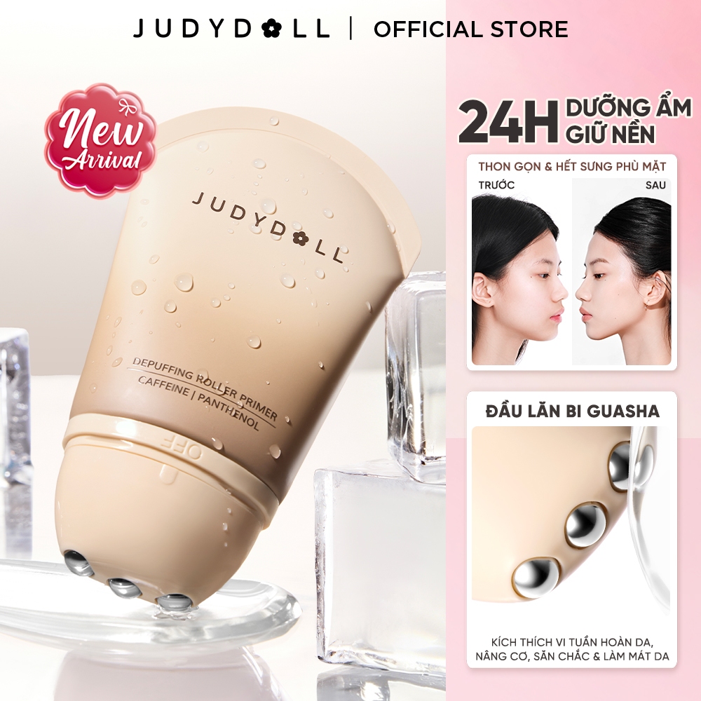 [MỚI] Kem Lót Guasha² 3 Trong 1 JUDYDOLL DEPUFFING ROLL PRIMER