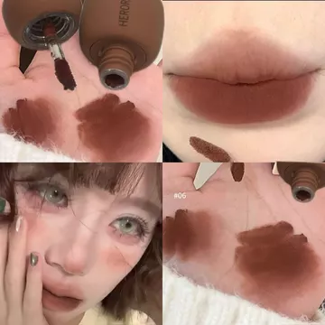 HerOrange HR818 Son bùn lì mềm mịn như nhung giúp làm giảm thâm môi môi lì mềm mịn