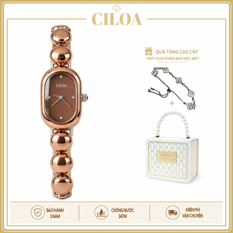 CILOA-vòng tay nữ đồng hồ nữ  chính hãng  chống nước đồng hồ đôi-9731
