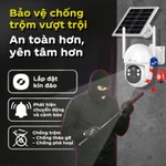 MHXCEES Camera 4G năng lượng mặt trời ngoài trời, không WiFi, xoay 360° 2K – Bộ 2 camera — ảnh 5