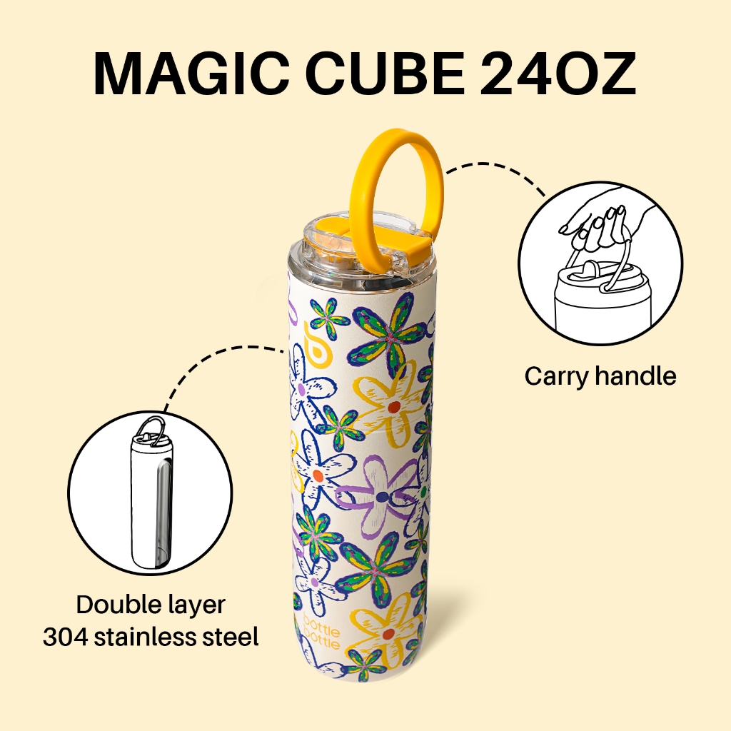 [Limited] BOTTLE BOTTLE nước bằng thép không gỉ 700ml Bình giữ nhiệt di động Bình làm mát chân không có ống tích hợp Tấm lót chống bùn giữ nóng lạnh | BigBuy360 - bigbuy360.vn