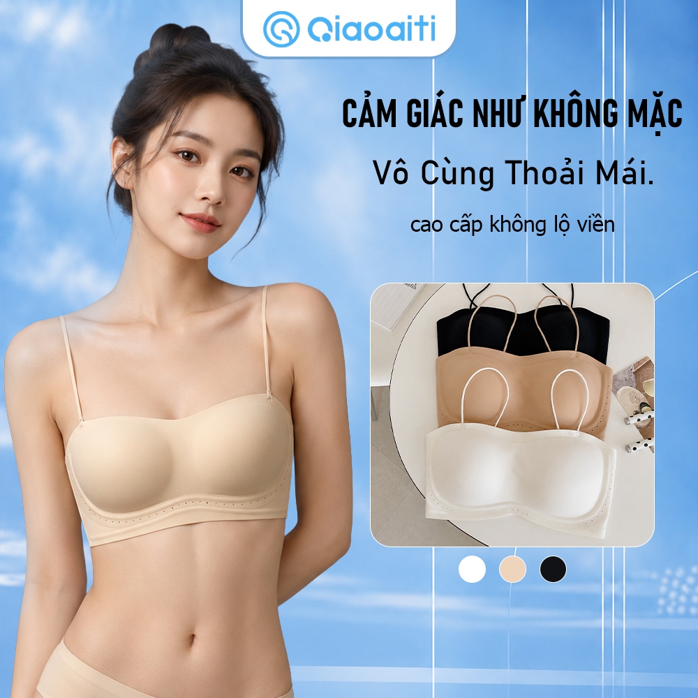 Áo Lót Nữ Áo Bra Nữ Qiaoaiti Bra Áo Dây đeo mỏng Dây Nâng Vòng 1 Không Gọng Có Mút Đệm Gom Quả Chống Xệ 2608