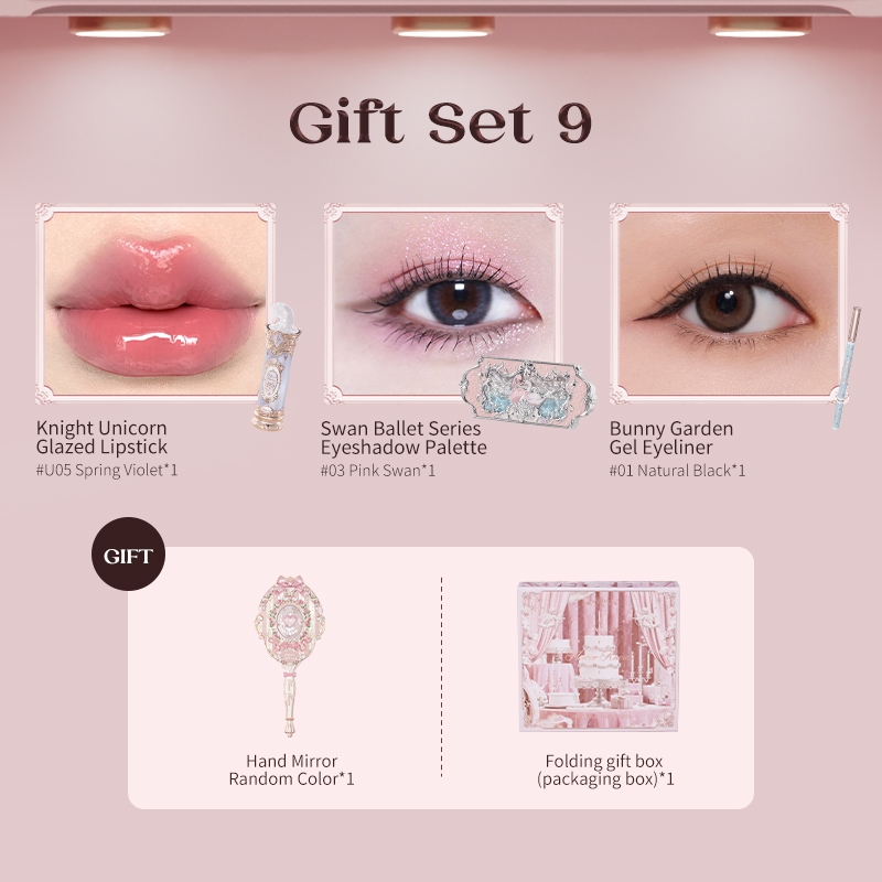 Set Mỹ Phẩm Flower Knows Swan Ballet / Bunny Garden – Son Môi & Bảng Phấn Mắt | BigBuy360 - bigbuy360.vn