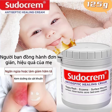 Kem chống hăm Sudocrem 125g - Dưỡng Ẩm, Làm Dịu Da, Chống Hăm Tã Cho Trẻ Sơ Sinh
