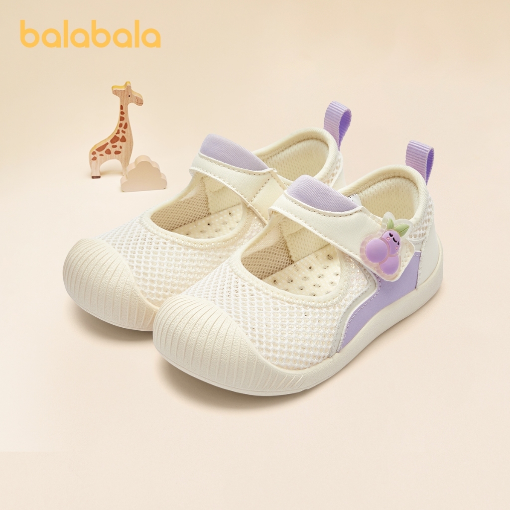 balabala Bé Tập Đi Giày Sandal Trẻ Em Bé Trai Kho Báu Cô Gái Kho Báu Mùa Hè 2024 Thoáng Khí Không Trơn Trượt Đế Êm Dễ Mang Đi Chơi Hằng Ngày