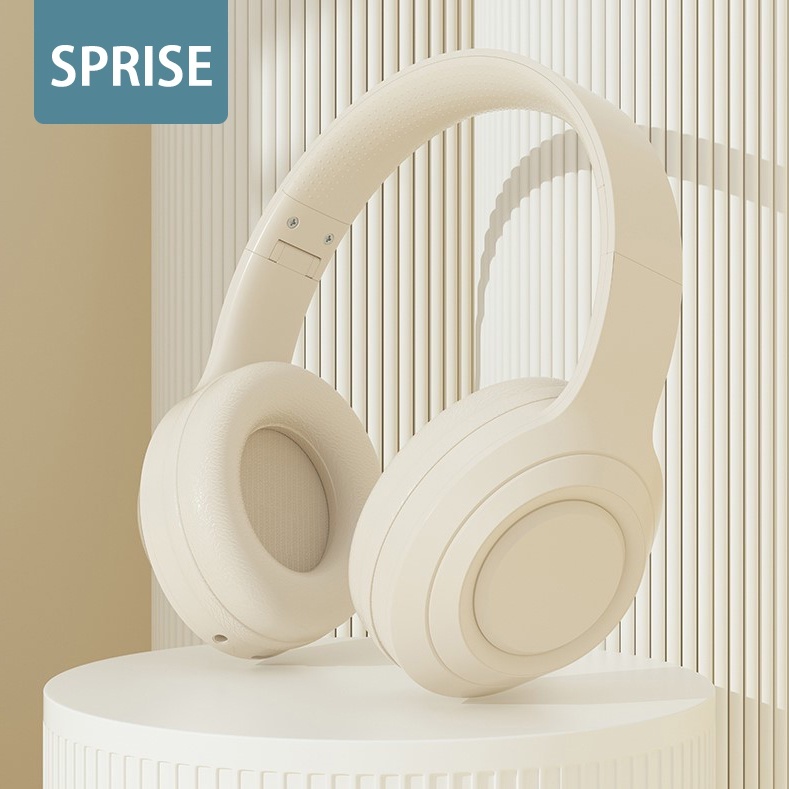Tai nghe chụp tai SPRISE DR58 Bluetooth với âm trầm mạnh tích hợp micro thời lượng pin 12 tiếng chất lượng cao