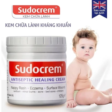 Kem Chống Hăm Sudocrem Cho Bé 60g/120g Anh Quốc - Kem Cấp Ẩm, Chăm Sóc Da Bé Mềm Mịn (Chính Hãng)