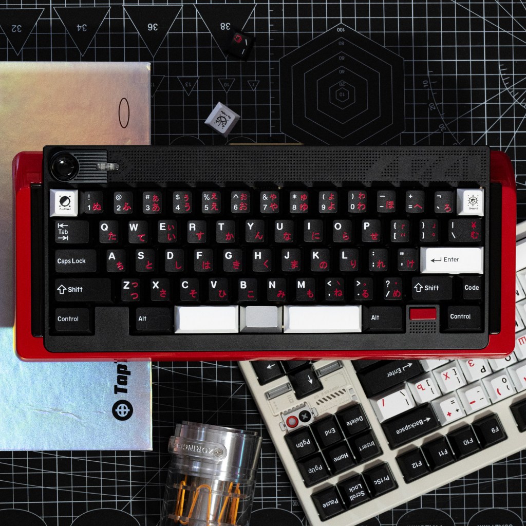 Taptempo WOB BOW Keycaps doueble shot PBT gốc đỏ Nga Nhật Bản Cherry hồ sơ keycap bộ cho bàn phím cơ | BigBuy360 - bigbuy360.vn
