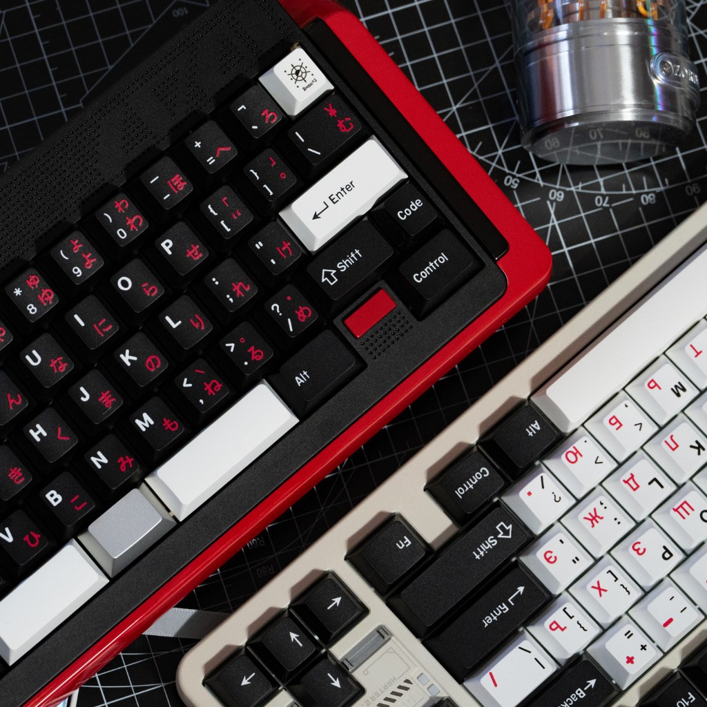Taptempo WOB BOW Keycaps doueble shot PBT gốc đỏ Nga Nhật Bản Cherry hồ sơ keycap bộ cho bàn phím cơ | BigBuy360 - bigbuy360.vn
