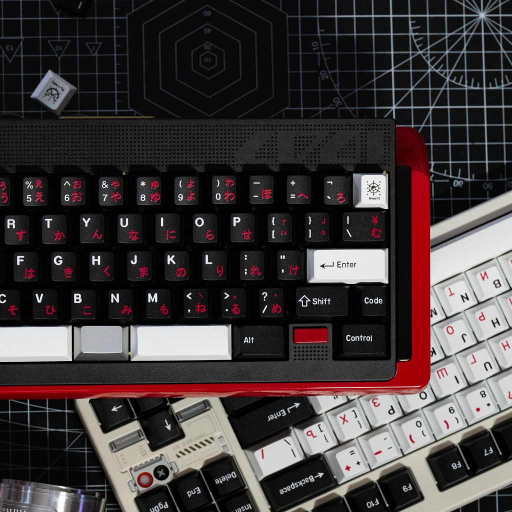 Taptempo WOB BOW Keycaps doueble shot PBT gốc đỏ Nga Nhật Bản Cherry hồ sơ keycap bộ cho bàn phím cơ | BigBuy360 - bigbuy360.vn