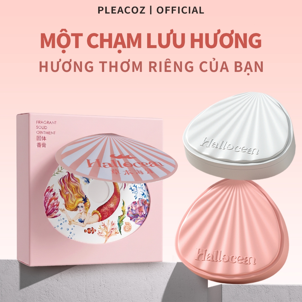PLEACOZ [Nâng cấp 3.0]Nước Hoa Khô Nữ Dạng Sáp Thơm Lâu Hương Thơm Tinh Tế Như Tỏa Ra Từ Làn Da Không Cồn Nước Hoa Mini Nữ Bỏ Túi