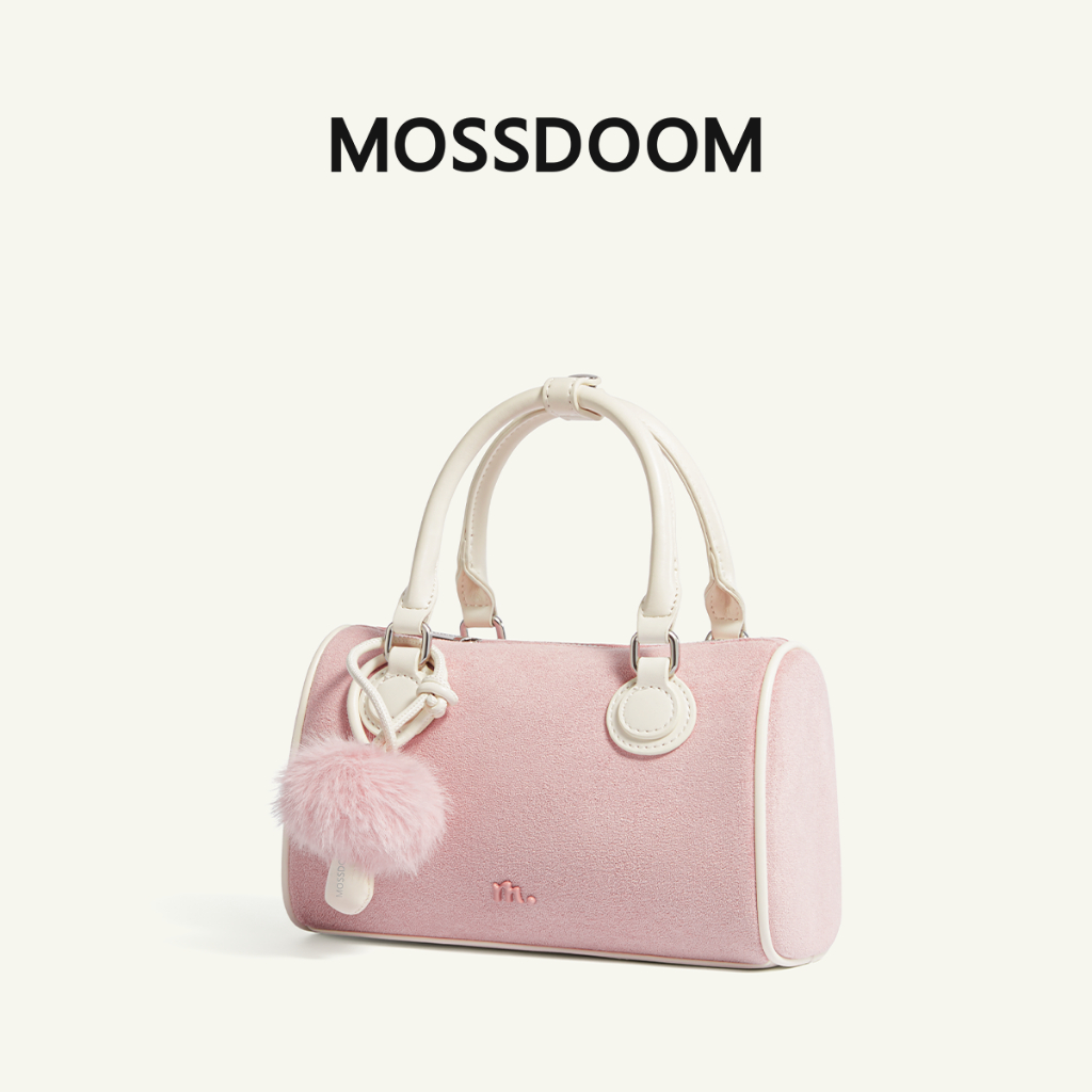 【The Bubble Collection】MOSSDOOM Theora Bag Túi xách nữ hình trụ đơn giản có dây đeo chéo dài