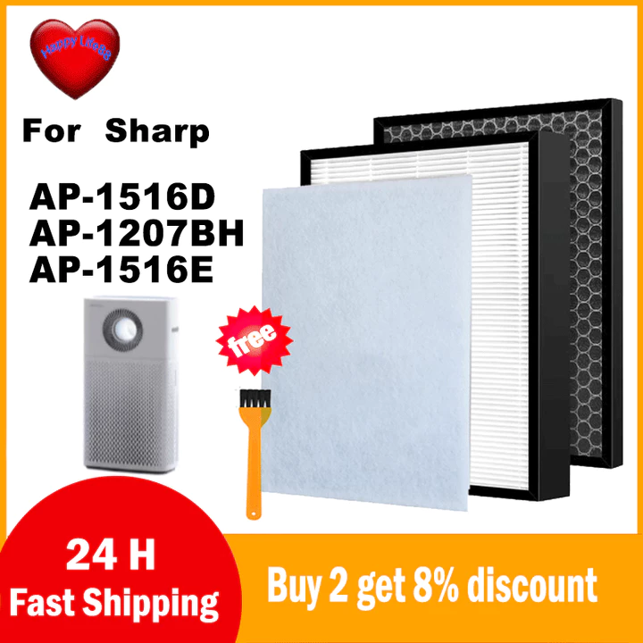 Dành Cho Máy Lọc Không Khí Coway AP-1516D AP-1207BH AP-1516E APM-1516E HEPA & Than Hoạt Tính Lọc