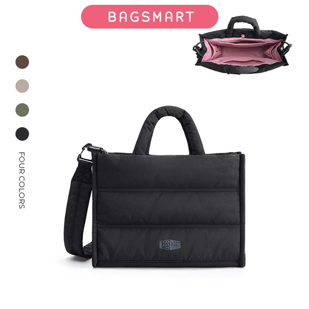 BAGSMART TRINI Túi đeo vai phồng, Túi đeo chéo đa chức năng sành điệu & Túi xách có tay cầm thoải mái để đi lại hàng ngày Du lịch cuối tuần
