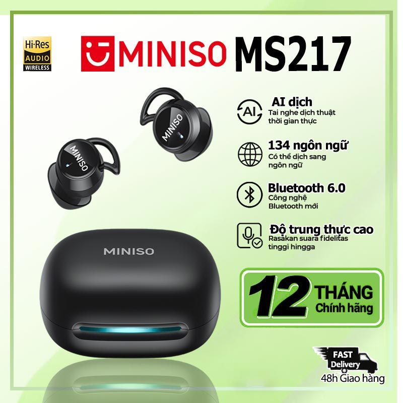 Tai nghe ngủ MINISO MS217 Tai nghe nhét tai khử tiếng ồn chủ động (ANC) nghe Bluetooth