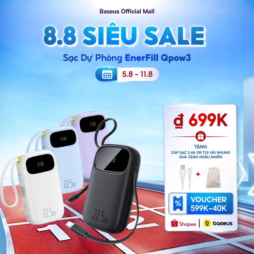 Baseus Qpow3 tổng quan