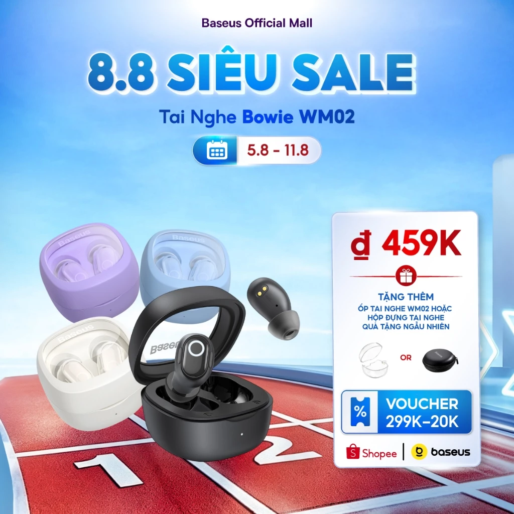 Baseus Bowie WM02 hộp sạc