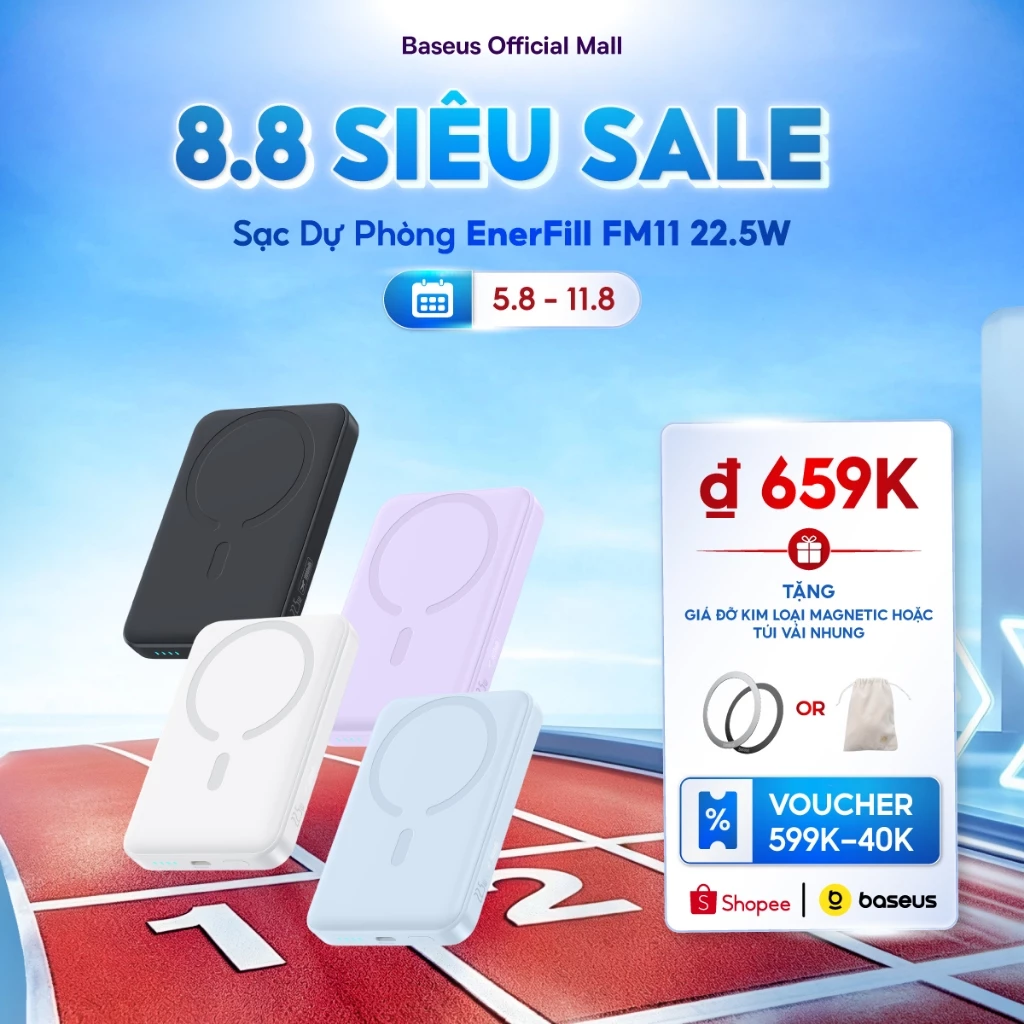 Baseus FM11 mặt trước