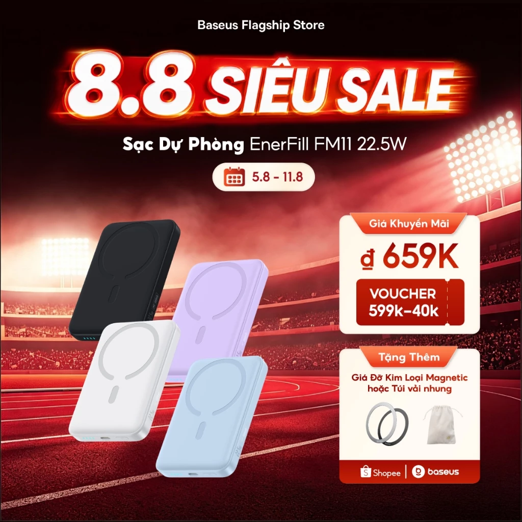 Sạc dự phòng Baseus FM11