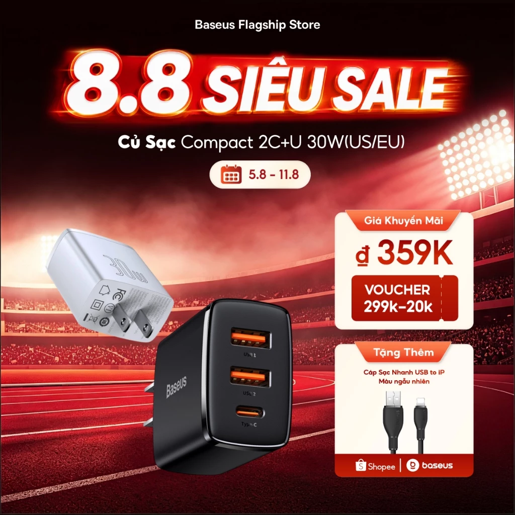 Baseus bộ sạc 30W