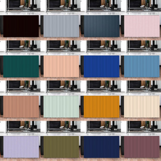 Fabric Dustproof Black Curtain 100x70CM
