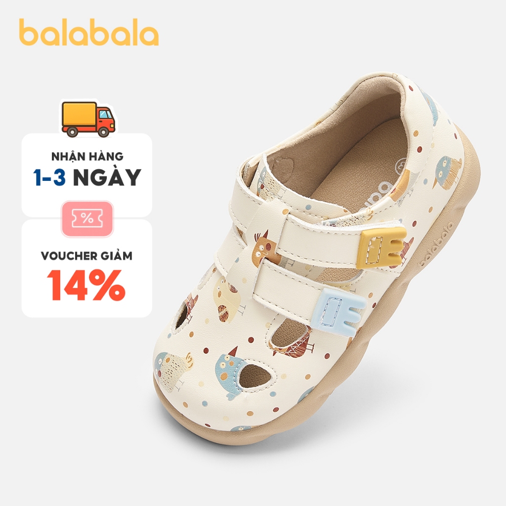 Giày Tập Đi Trẻ Em balabala Bé Trai Và Bé Gái 2025 Xuân Thu Bộ Sưu Tập Mới Dép Đế Mềm Êm Chân Dễ Mang Đi Học Đi Chơi Hằng Ngày