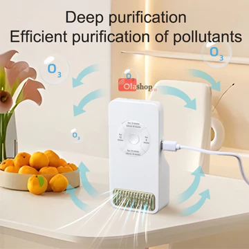 Máy lọc không khí tạo Ozone Mini, Máy khử trùng Ozone để khử mùi, khử trùng và làm sạch không khí trong nhà
