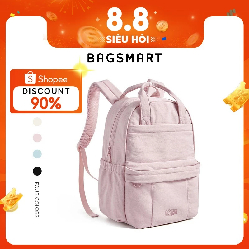 BAGSMART Ba Lô Thường Ngày Du Lịch 14.3inch Ba Lô Laptop Daypack SchoolBag Cao Đẳng Túi Đựng Sách Làm Việc Mặt Sau Máy Tính Dễ Thương Chống Nước — ảnh 1