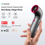 Aecooly Quạt cầm tay cầm tay Mini USB có thể sạc lại Màn hình LED tuổi thọ pin dài có thể điều chỉnh tốc độ 4500mAh — ảnh 2
