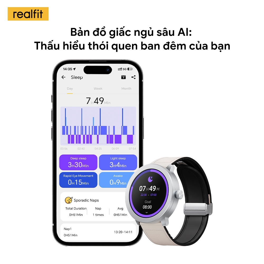 [MỚI] Đồng hồ thông minh ĐỒNG HỒ REALFIT | Theo dõi sức khỏe | Gọi Bluetooth | Màn hình AMOLED 1,43 " | Tuổi thọ pin lên đến 14 ngày | BigBuy360 - bigbuy360.vn