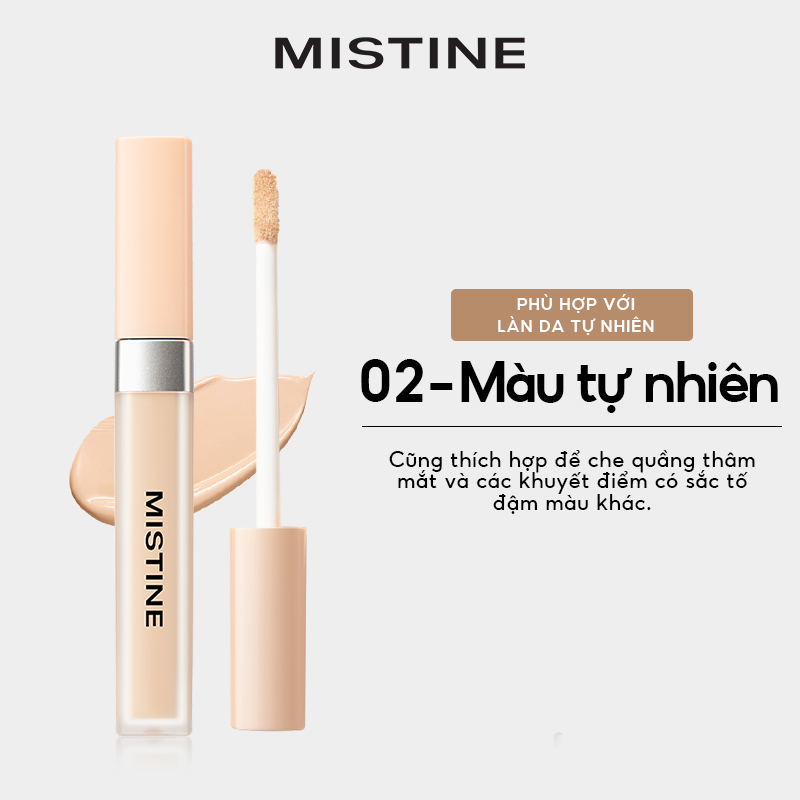 MISTINE Kem Che Khuyết Điểm Dạng Lỏng 6g Hiệu Ứng Lì Mềm Mịn Lâu Trôi | BigBuy360 - bigbuy360.vn