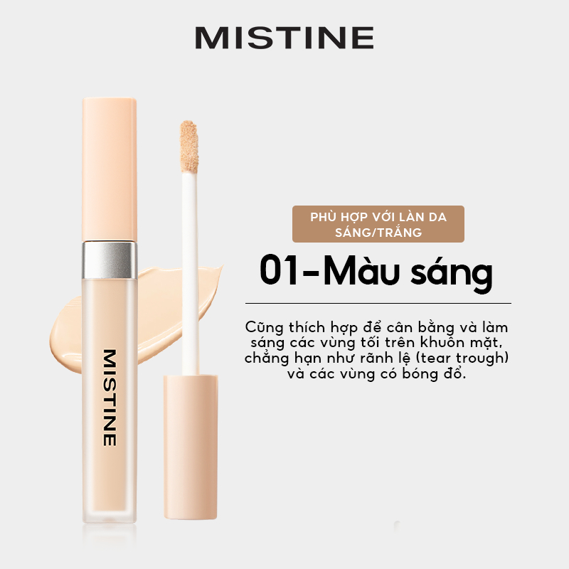 MISTINE Kem Che Khuyết Điểm Dạng Lỏng 6g Hiệu Ứng Lì Mềm Mịn Lâu Trôi | BigBuy360 - bigbuy360.vn