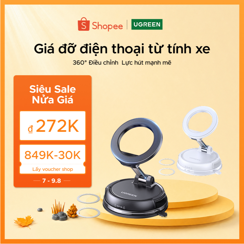 Giá đỡ điện thoại xe hơi UGREEN