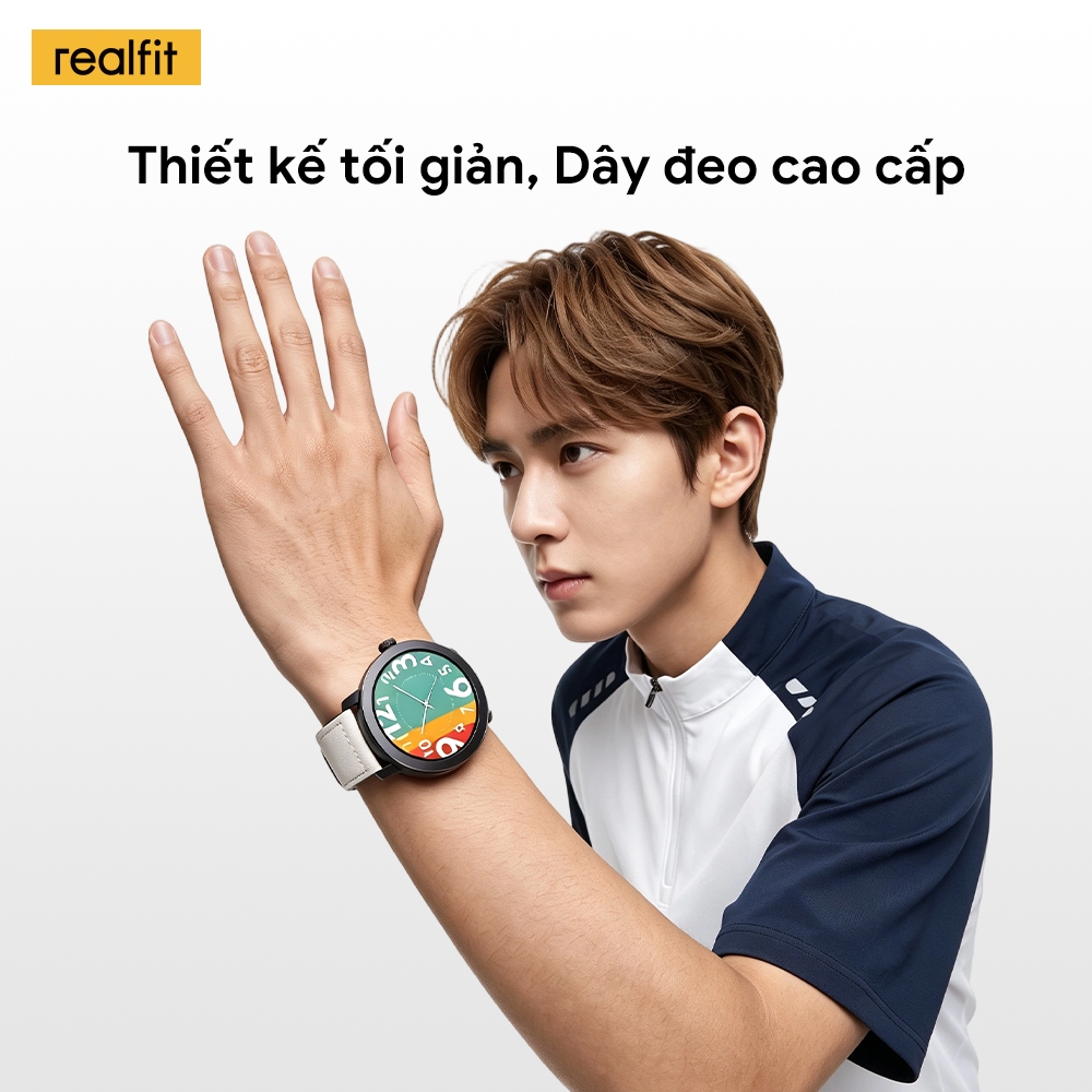 [MỚI] Đồng hồ thông minh ĐỒNG HỒ REALFIT | Theo dõi sức khỏe | Gọi Bluetooth | Màn hình AMOLED 1,43 " | Tuổi thọ pin lên đến 14 ngày | BigBuy360 - bigbuy360.vn