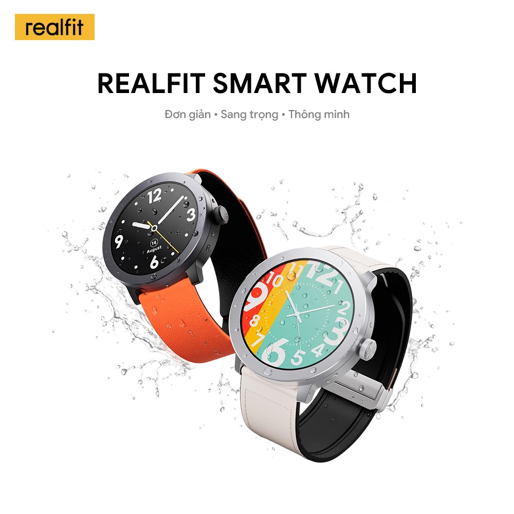 [MỚI] Đồng hồ thông minh ĐỒNG HỒ REALFIT | Theo dõi sức khỏe | Gọi Bluetooth | Màn hình AMOLED 1,43 " | Tuổi thọ pin lên đến 14 ngày