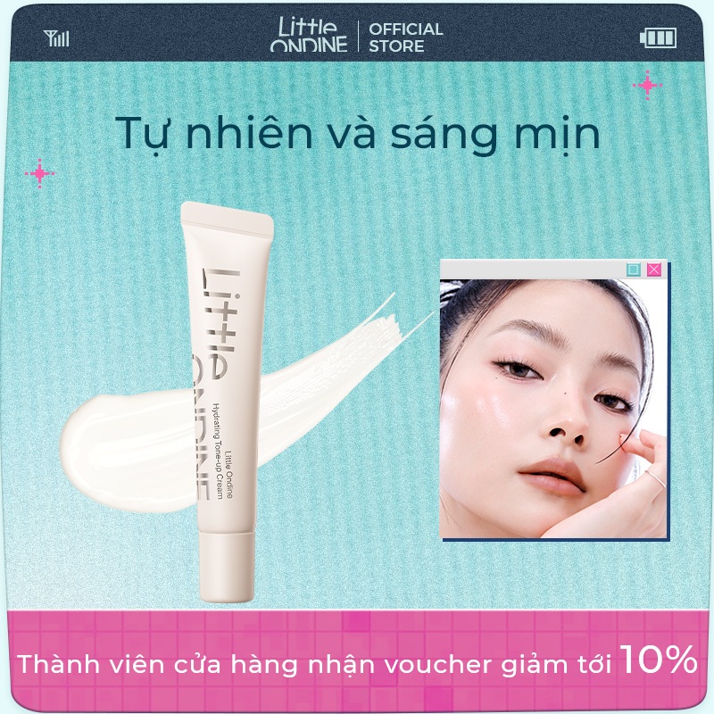 Little Ondine Moisturizing Brightening Tone-Up Cream (Travel Size) 10g