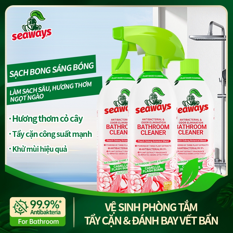 Nước rửa khử trùng và khử mùi phòng tắm Seaways