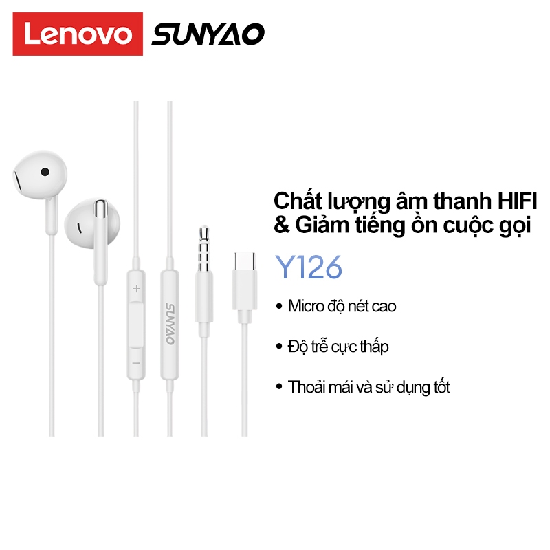 Tai nghe có dây Lenovo Sunyao Y126