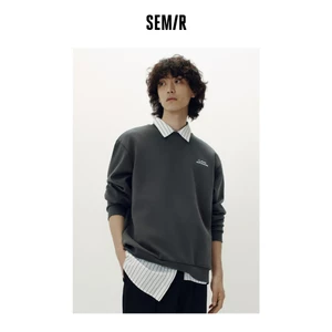 Semir Nặng Cotton Mềm Áo Nam Thường Ngày Vai Sạch Phù Hợp Với Áo Chui Đầu Thường Ngày Thu Đông 2026